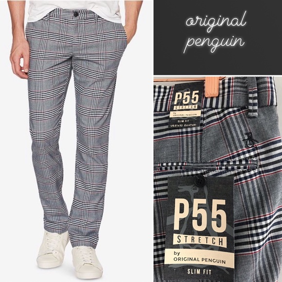penguin stretch slim fit pants